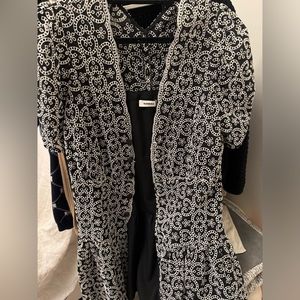 Sandro Brand New embroidered mini dress